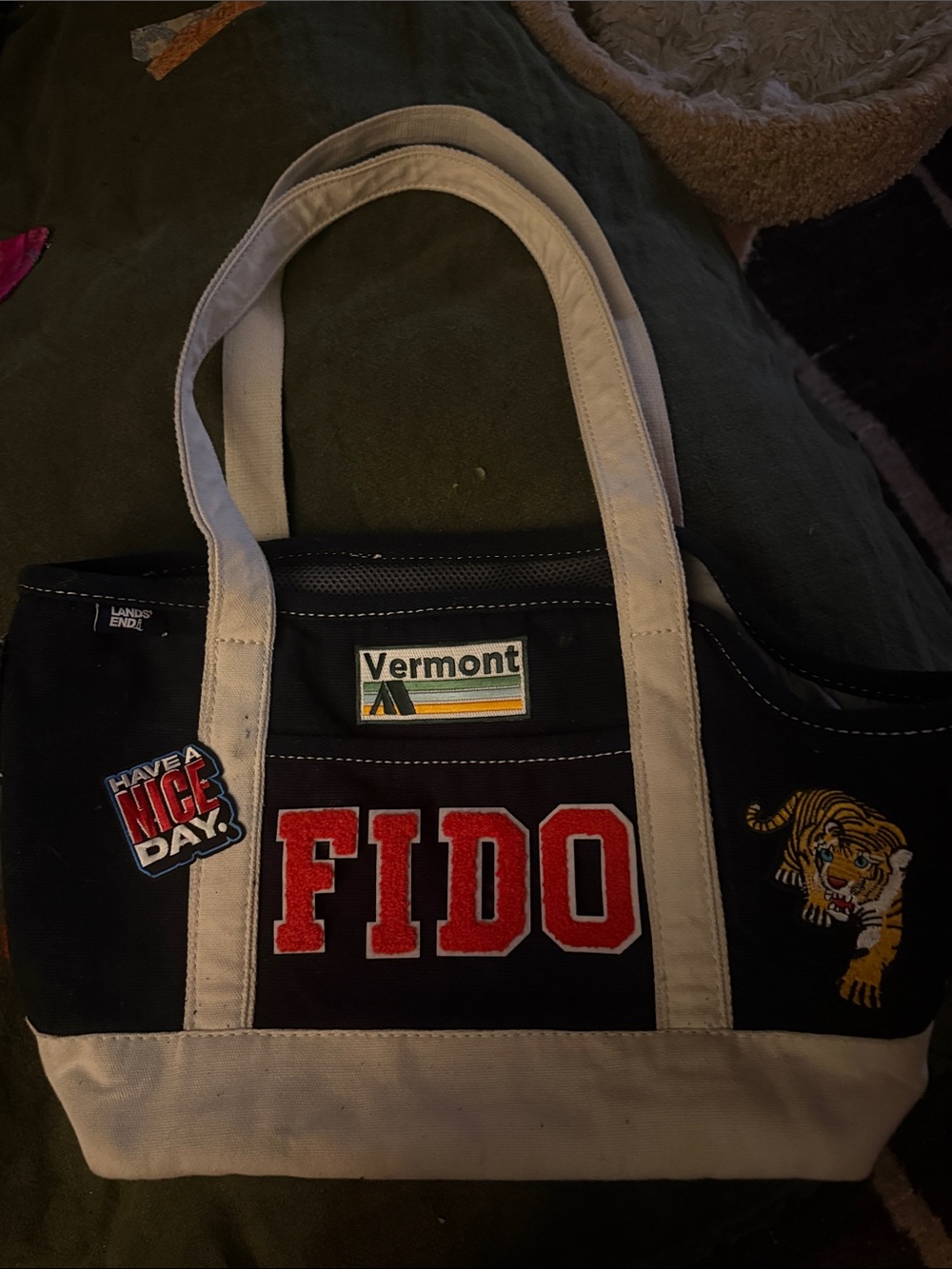 CUSTOM CANVAS PERSONALIZED PET CARRIER